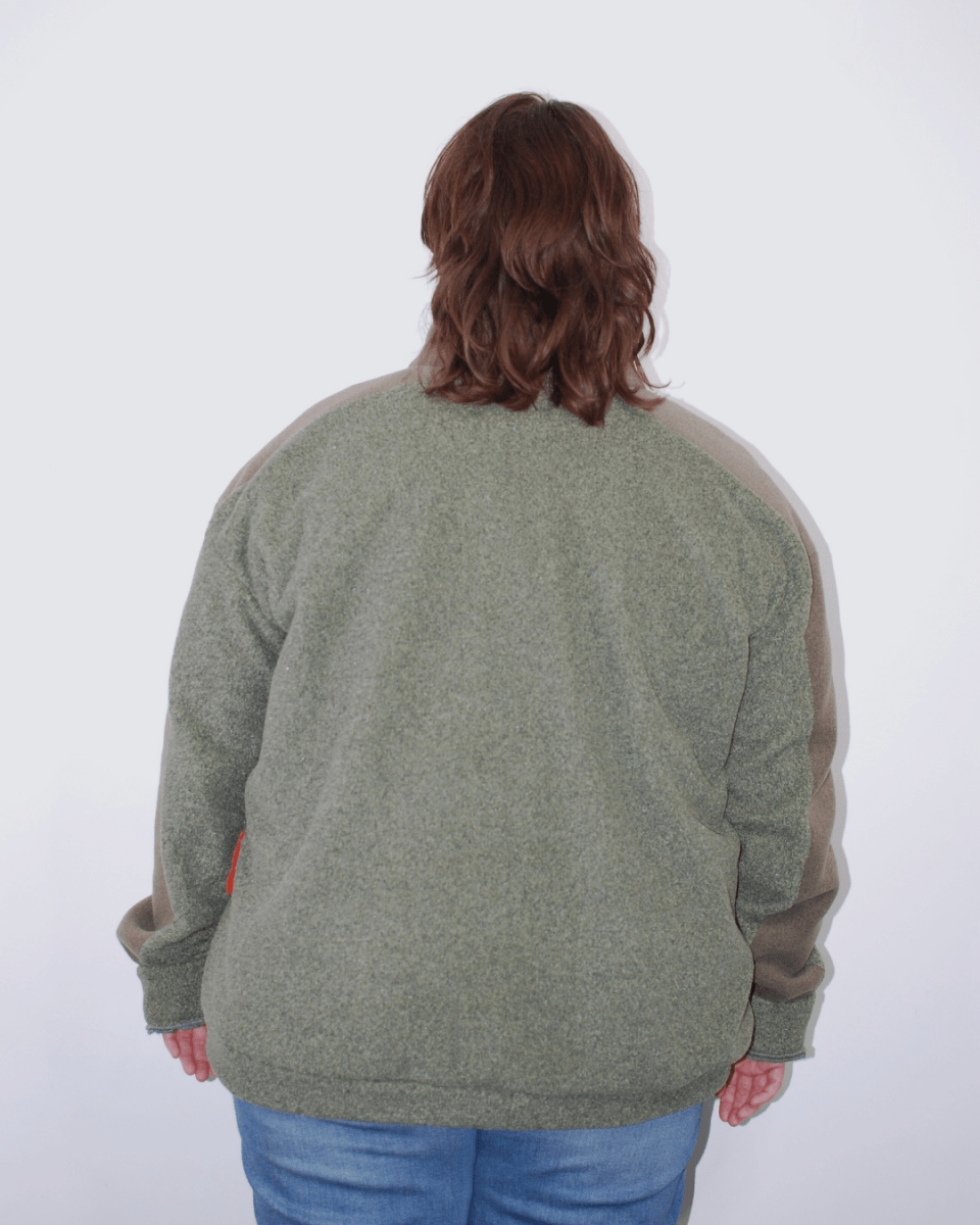 Inclusif-Ecoresponsable-Chandail-Polar-Vert-Les_Filles_de_l_Usine-Fait_a_Montreal- Les Filles de l'Usine